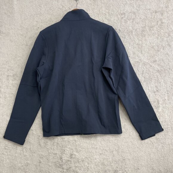 NEW 32 Degrees Heat Men's M Navy Full-Zip Jacket Polyester Softshell - Picture 3 of 9